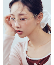 フレームレスメガネ