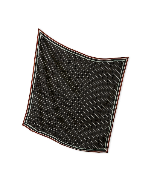 ドット柄ベーシックスカーフ