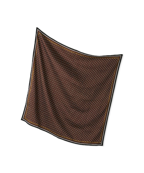 ドット柄ベーシックスカーフ