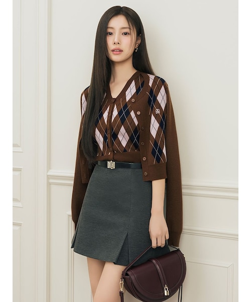 ベルト付きボックスミニスカショ｜スナイデルの通販｜&mall（アンド