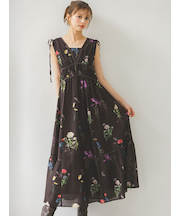 【00サイズあり】フラワードロストディティールワンピース