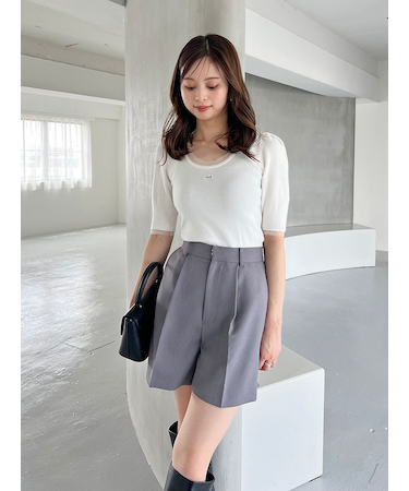 シンプルショートパンツ