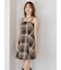 【WEB限定】ロービングチェックミニワンピース