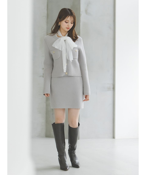 フォックスニットスカート｜スナイデルの通販｜&mall（アンドモール