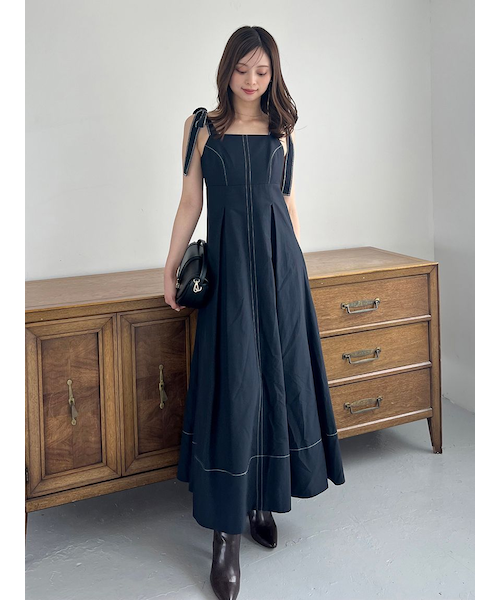 スナイデル　SNIDL タックキャミワンピース タックキャミワンピース｜スナイデルの通販｜&mall（アンドモール