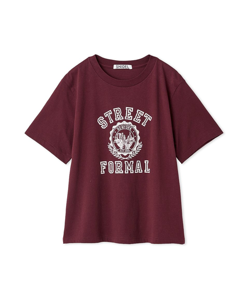 プリントロゴTシャツ