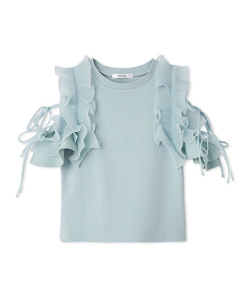 プリーツフリルカットプルオーバー プリーツフリルカットプルオーバー｜スナイデルの通販｜&mall（アンド