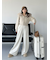 【WEB限定カラーあり】UVカットスウェットワイドパンツ