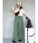 【WEB限定カラーあり】UVカットスウェットワイドパンツ