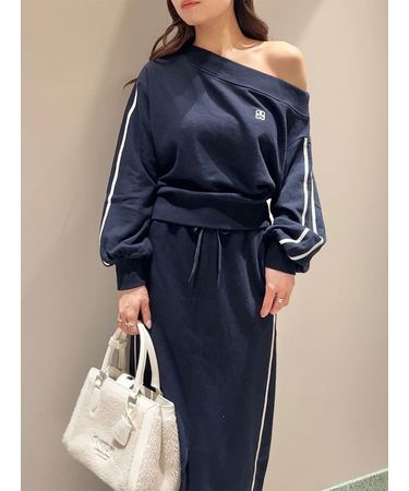 【WEB限定カラーあり】UVカットワンショルスウェットプルオーバー