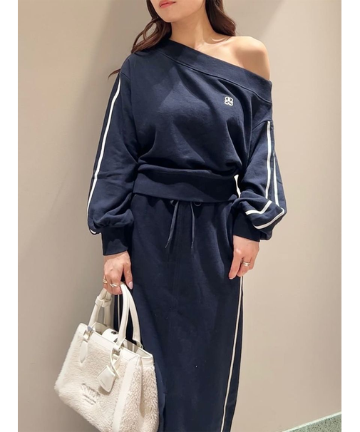 【WEB限定カラーあり】UVカットワンショルスウェットプルオーバー