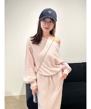 【WEB限定カラーあり】UVカットワンショルスウェットプルオーバー