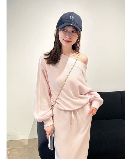 【WEB限定カラーあり】UVカットワンショルスウェットプルオーバー