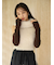 フェイクファーアメスリニットプルオーバー