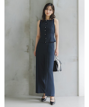 Sustainableハイウエストワイドパンツ
