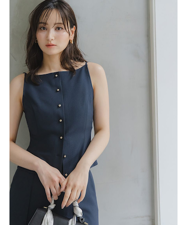 Sustainableキャミベストトップス
