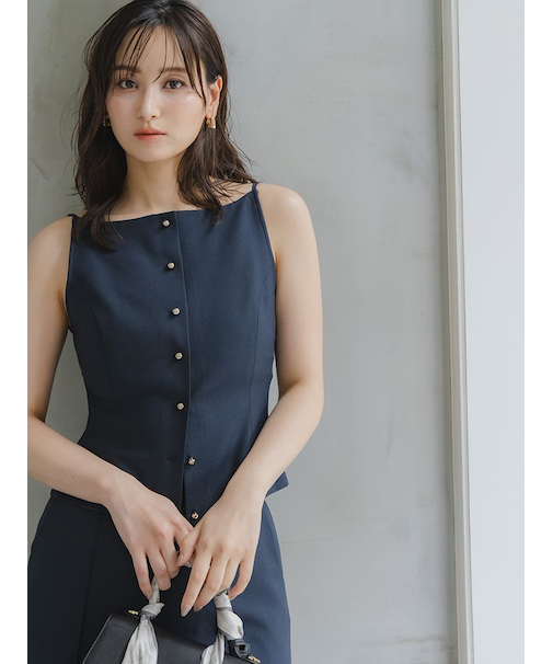 Sustainableキャミベストトップス