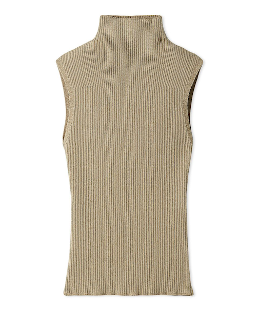 Sustainableノースリラメニットプルオーバー