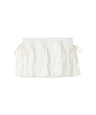 ドローストリングフリルレースベルト