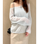 【WEB限定カラーあり】シアーモヘヤルーズプルオーバー