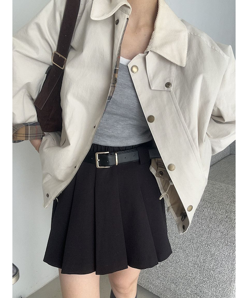 レイヤードデザインプリーツスカショ｜スナイデルの通販｜&mall