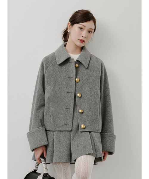 スナイデル　ステンカラーメタルボタンジャケット セール】ステンカラーメタルボタンジャケット（ブルゾン）｜SNIDEL