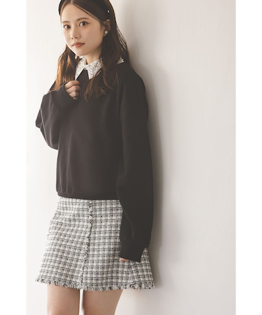 ツイードミニスカート