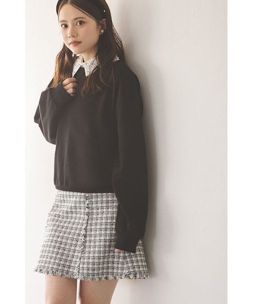 ツイードミニスカート