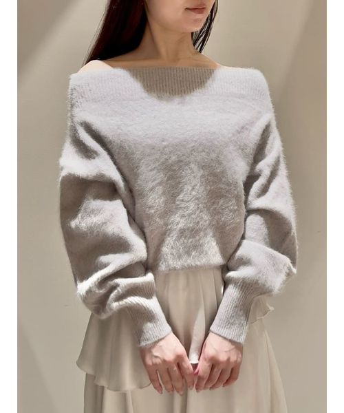 フォックスアルパカオフショルプルオーバー フォックスアルパカオフショルプルオーバー｜スナイデルの通販｜&mall