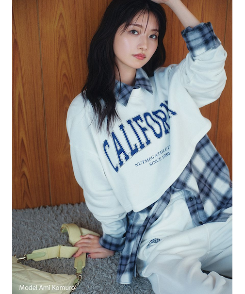 【NUTMEG】コラボクロップドTシャツ