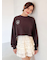 【NUTMEG】コラボクロップドTシャツ