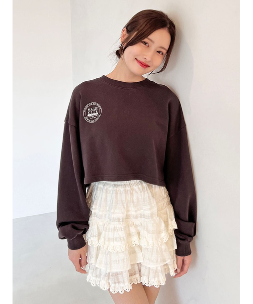 【NUTMEG】コラボクロップドTシャツ