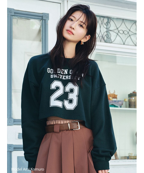 【NUTMEG】コラボクロップドTシャツ