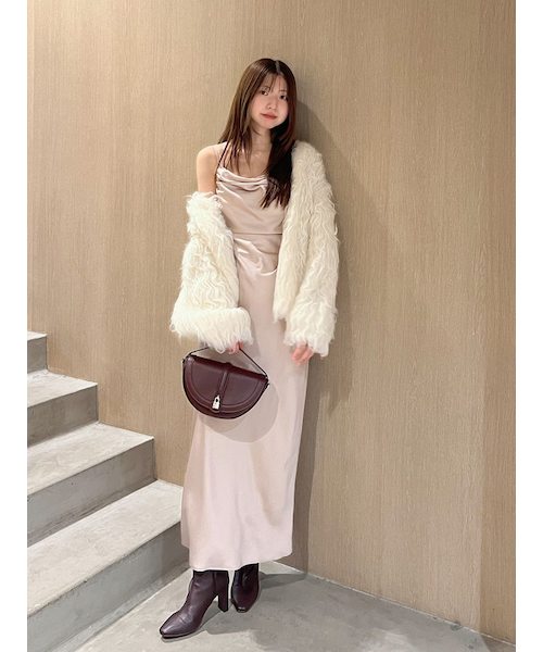 新品未使用タグ付　SNIDEL ドレープナローキャミワンピース ドレープナローキャミワンピース(マキシ・ロングワンピース