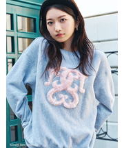 【WEB限定/ボアコレクション】ロゴモチーフスウェット