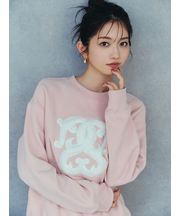 【WEB限定/ボアコレクション】ロゴモチーフスウェット