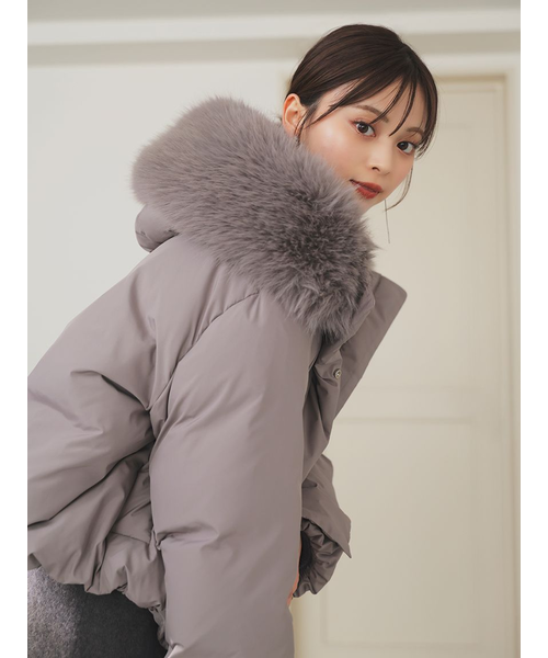 WEB限定カラーあり】西川フードファーショートダウン｜スナイデルの