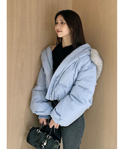 【WEB限定カラーあり】西川フードファーショートダウン