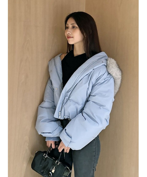 【WEB限定カラーあり】西川フードファーショートダウン