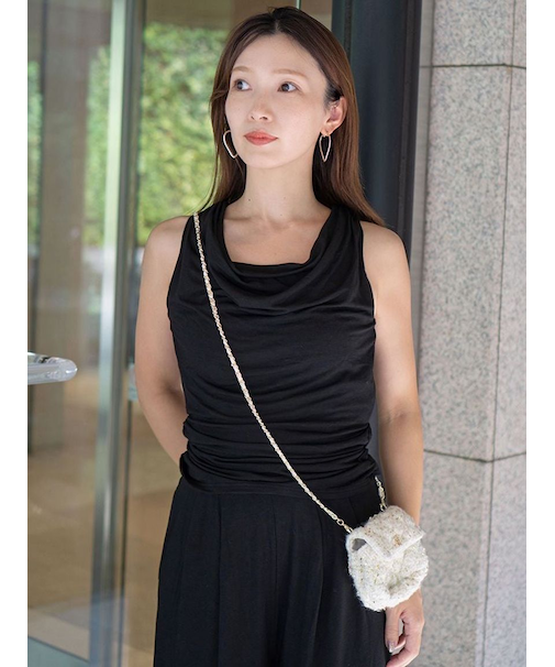 アメスリドレープカットソー