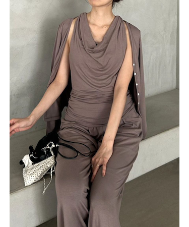 アメスリドレープカットソー