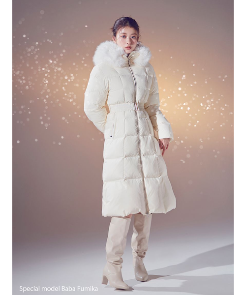 00サイズあり】スタイルアップフレンチダウンロングコート｜スナイデル