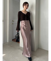 キャミワンピースモヘアカーディガンセット