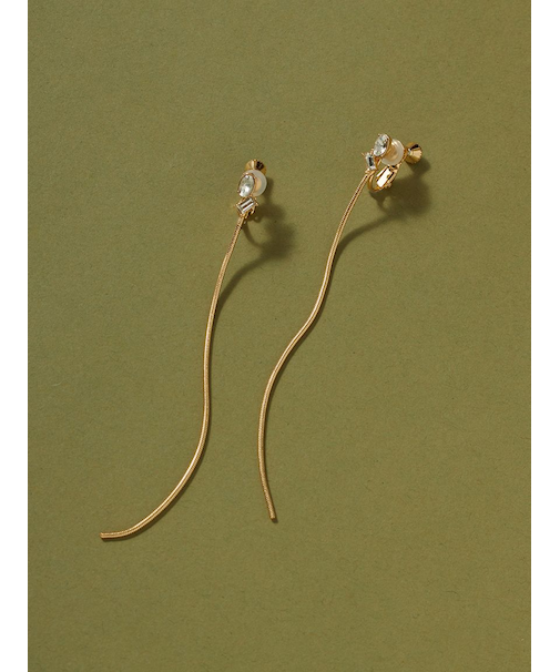 ロングチェーンイヤリング