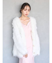 シャギーカーディガン