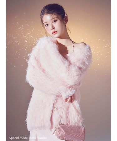 シャギーカーディガン