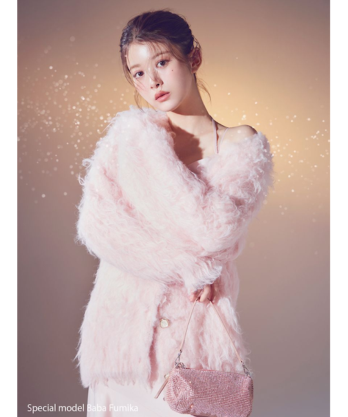 シャギーカーディガン