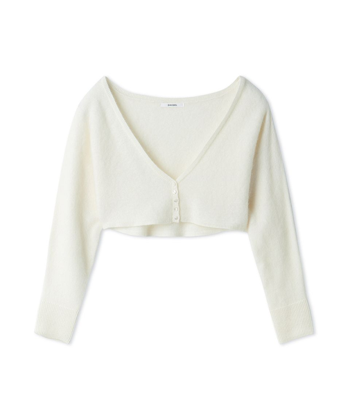 【HIGH QUALITY】ファインメリノウールショートカーディガン