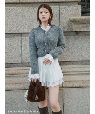 リップルラインミニスカショーパン