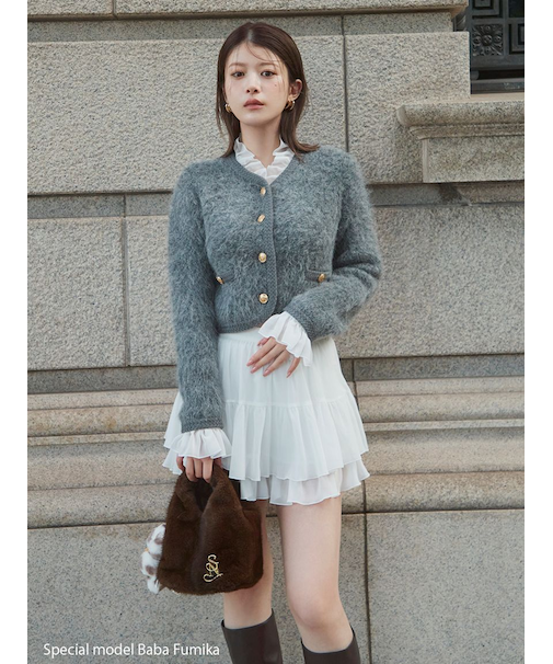 リップルラインミニスカショーパン